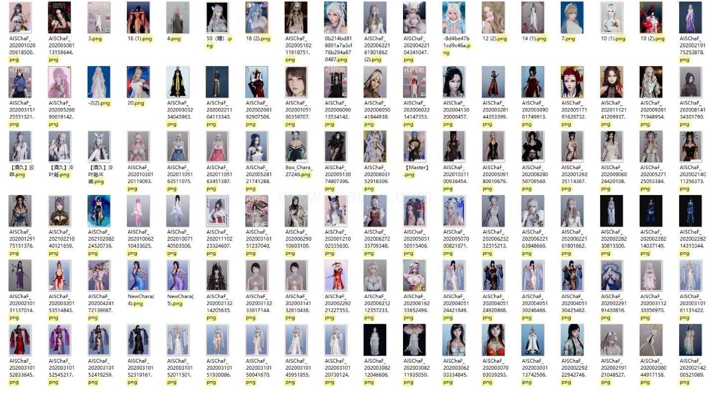 图片[7]-HS人物卡 古风美女系列合集-04【100张】-VAM®克苏恩资源社区