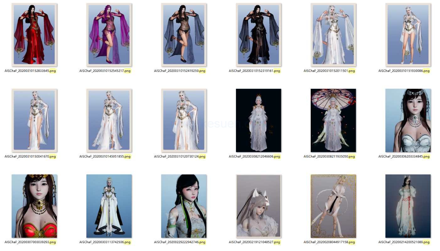 图片[2]-HS人物卡 古风美女系列合集-04【100张】-VAM®克苏恩资源社区
