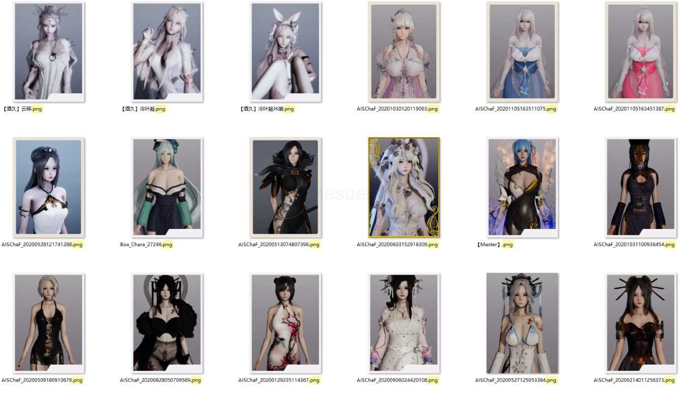 图片[6]-HS人物卡 古风美女系列合集-04【100张】-VAM®克苏恩资源社区