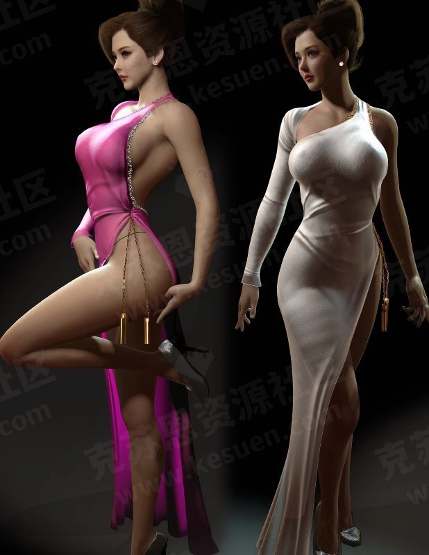 服饰Vmax.FV26_evening_dress-克苏恩资源社区
