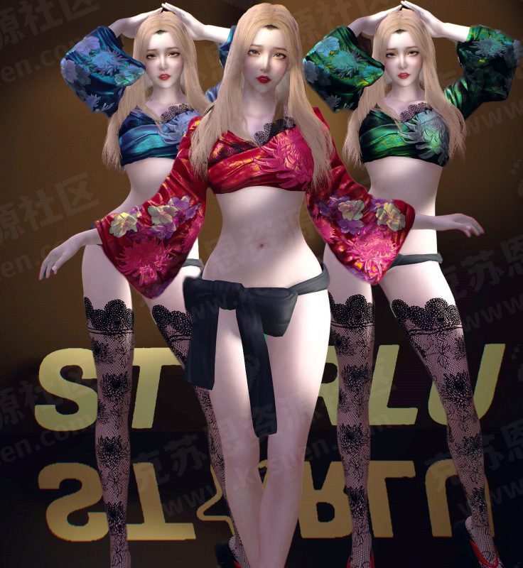 服饰starlu.Japanese_sexy_clothing-克苏恩资源社区