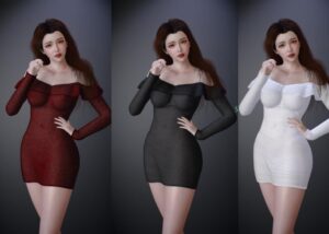 服饰starlu.long_sleeve_wrap_skirt-VAM®克苏恩资源社区