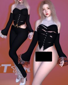 服饰starlu.Elegant_Lace_Fishnet_Temptation-VAM®克苏恩资源社区