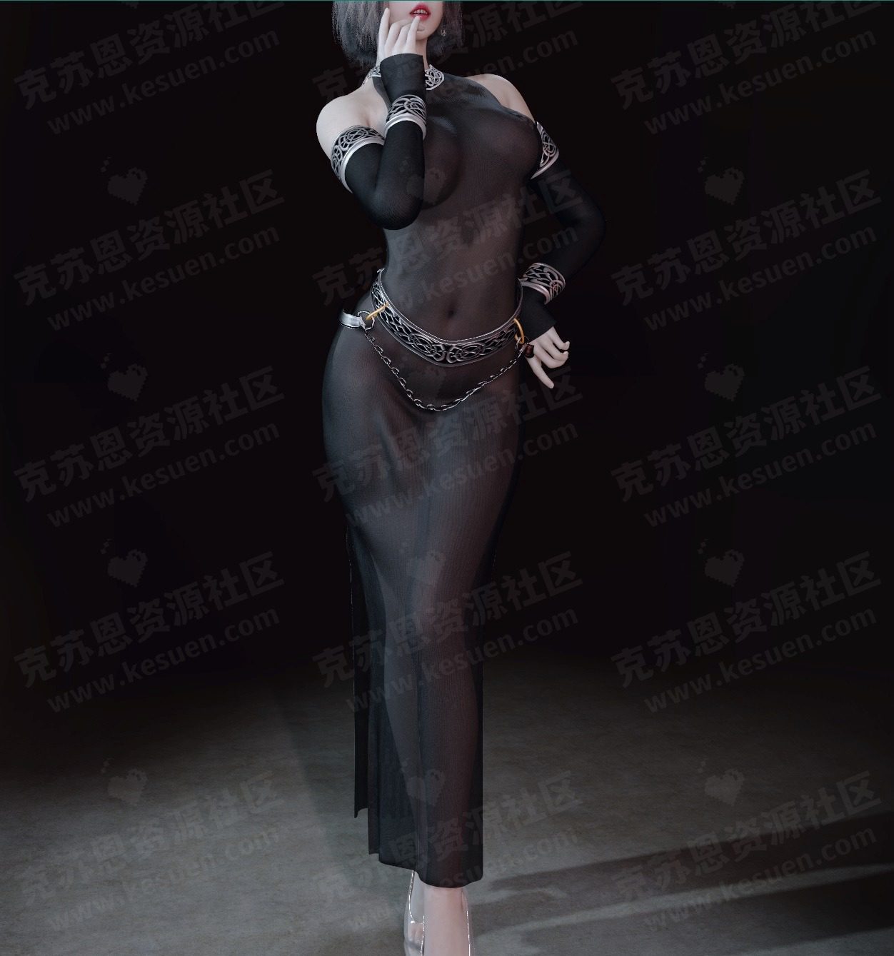 服饰VAMYJ.Tieve_Dress-克苏恩资源社区