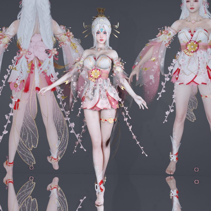 服饰Qing.樱云天女-克苏恩资源社区