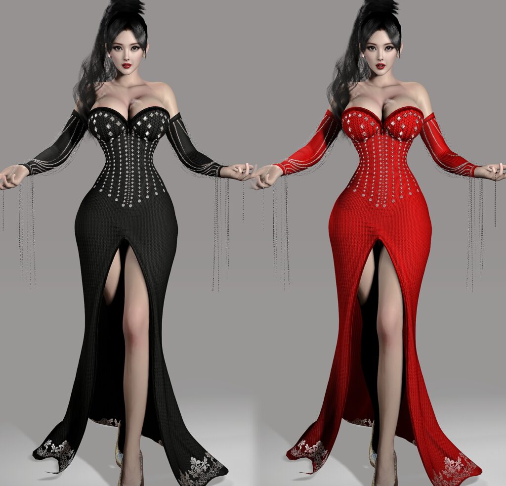 服饰Vmax.JU28_Dress_set-克苏恩资源社区