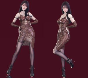 服饰AWG.Leather_dress-VAM®克苏恩资源社区