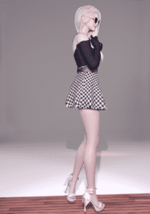 服饰AWG.PLA_BOW_HIGH_HEEL-VAM®克苏恩资源社区